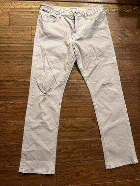 Pilcro And The Letterpress Slim Straight‎ Light Blue Distressed Jeans Size 32